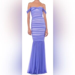 Norma Kamali WALTER FISHTAIL GOWN size XS in Lilac Purple